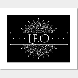 Leo Mandala Posters and Art